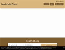Tablet Screenshot of hotelfaure.es